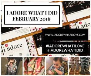 I Adore What I Love Blog // I Adore What I Did February 2016 // Featured Image // www.iadorewhatilove.com #iadorewhatilove