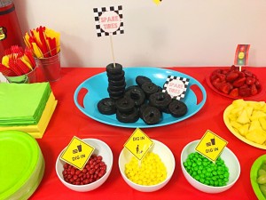 I Adore What I Love Blog // Brodys First Birthday Party THE DETAILS // Spare Tires and Skittles // www.iadorewhatilove.com #iadorewhatilove