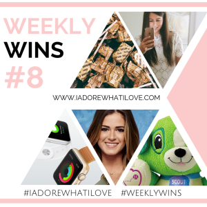 I Adore What I Love Blog // Weekly Wins #8 // Featured Image // www.iadorewhatilove.com #iadorewhatilove