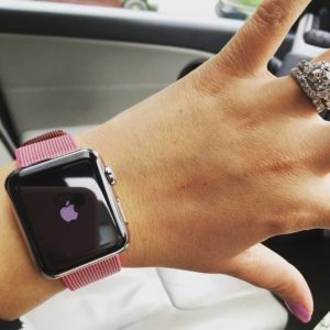 I Adore What I Love Blog // HOT PINK PERFECTION // Pink Woven Apple Watch Band // www.iadorewhatilove.com #iadorewhatilove