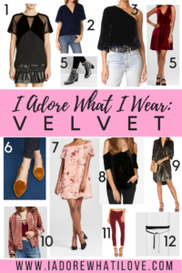 I Adore What I Love Blog // I Adore What I Wear: Velvet // www.iadorewhatilove.com #iadorewhatilove