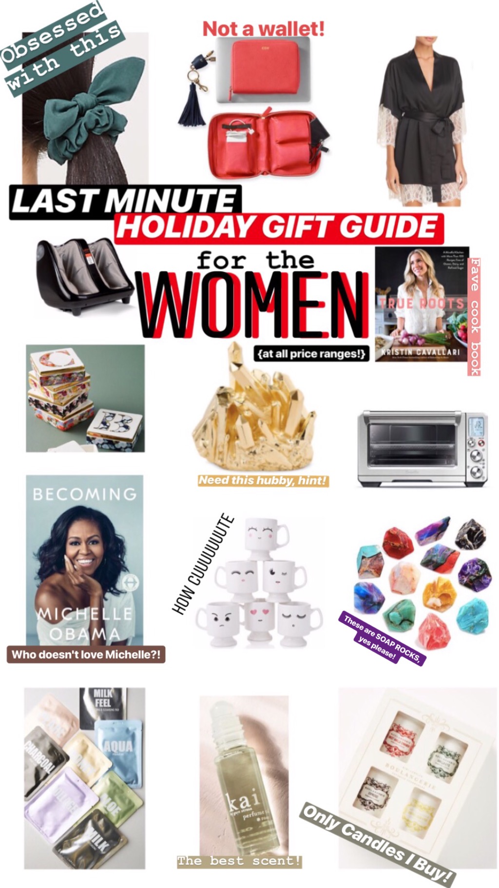Last Minute Holiday Gift Guide for Women At All Price Points! :: I Adore What I Love Blog :: www.iadorewhatilove.com #iadorewhatilove