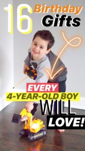 16 Birthday Gifts Every 4-Year-Old Boy will LOVE :: I Adore What I Love Blog :: www.iadorewhatilove.com #iadorewhatilove