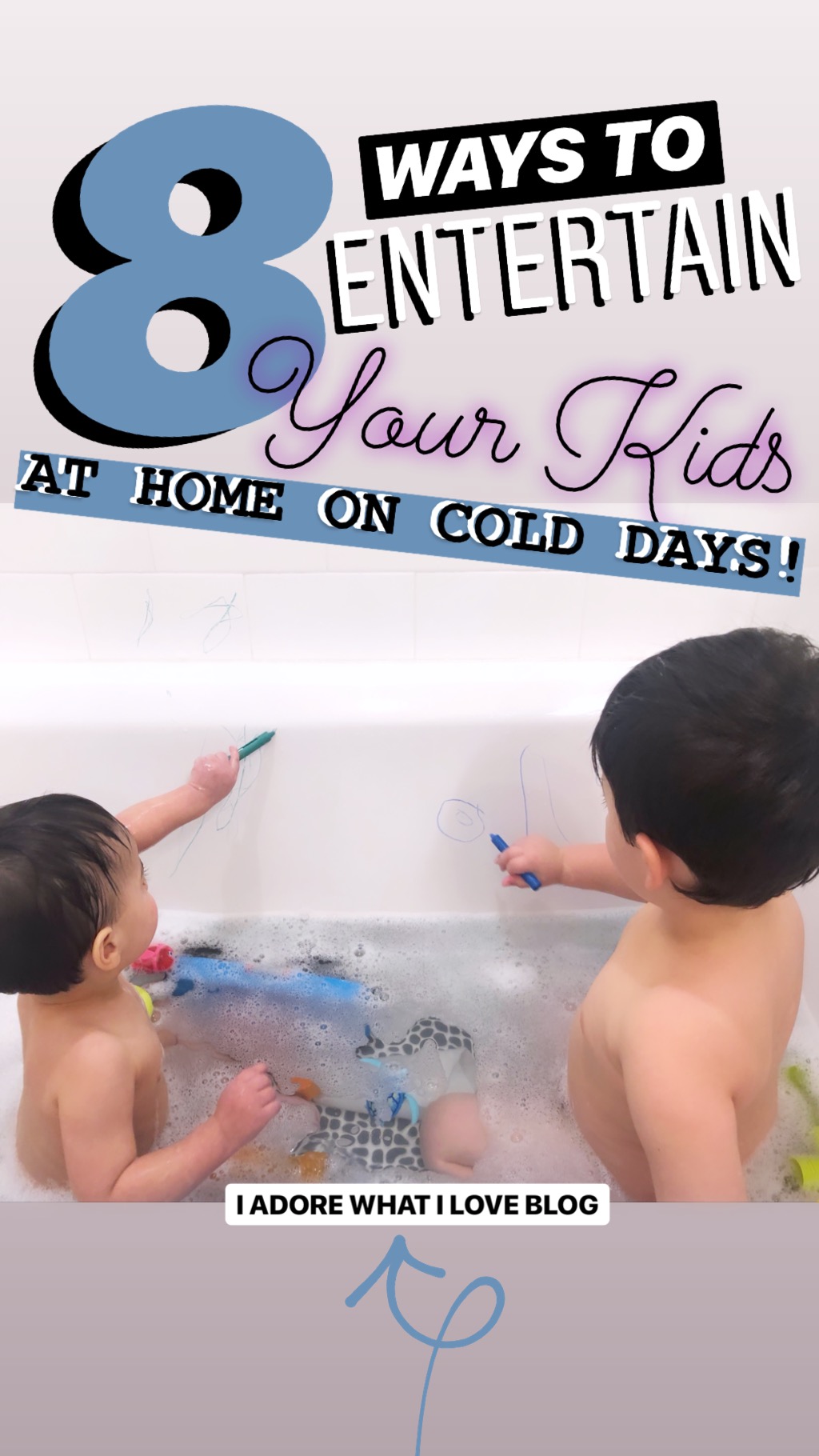 8 Ways to Entertain Your Kids At Home on Cold Days :: I Adore What I Love Blog :: www.iadorewhatilove.com #iadorewhatilove