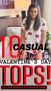 10 Casual Cool-Girl Valentine's Day Tops :: I Adore What I Love Blog :: www.iadorewhatilove.com #iadorewhatilove