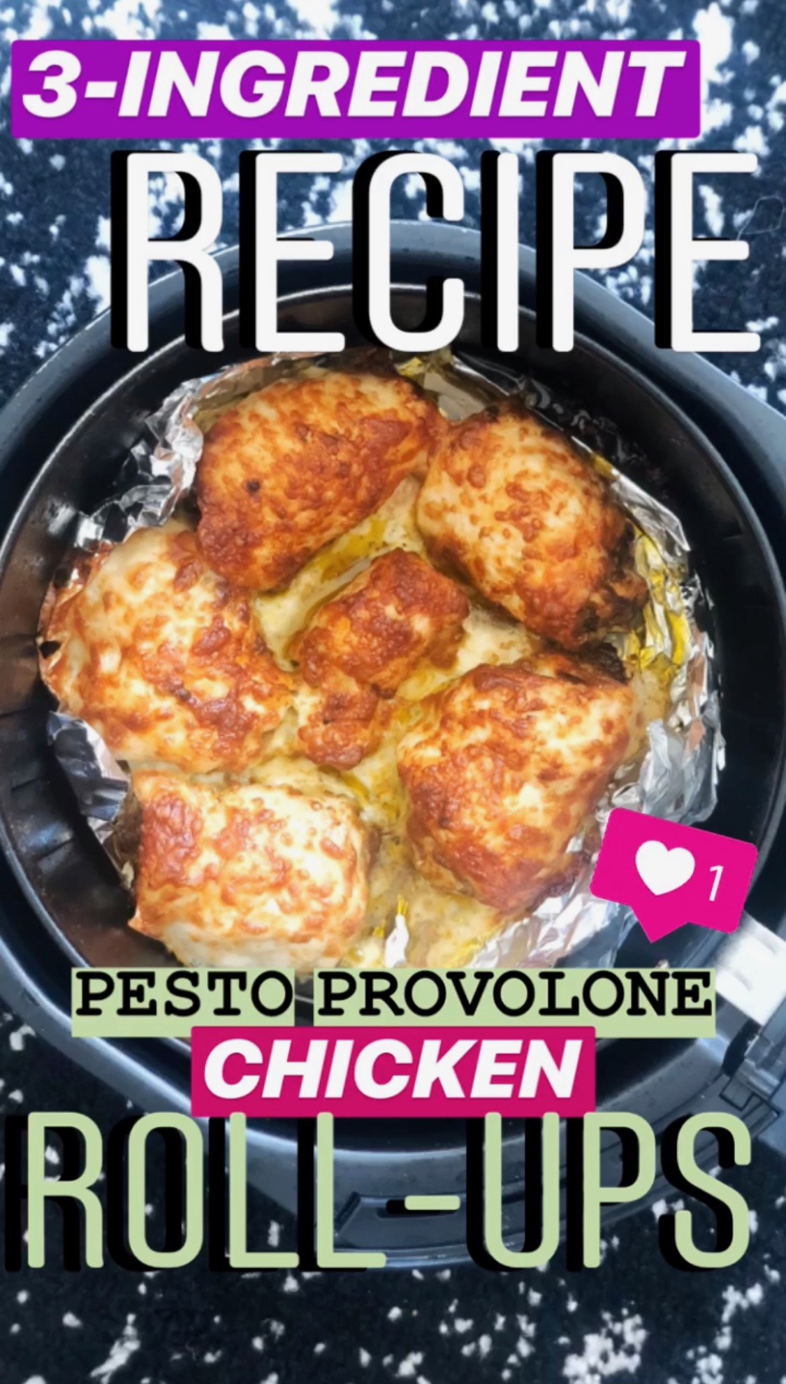 RECIPE: 3-Ingredient Pesto Provolone Chicken Roll-Ups! :: I Adore What I Love Blog :: www.iadorewhatilove.com #iadorewhatilove