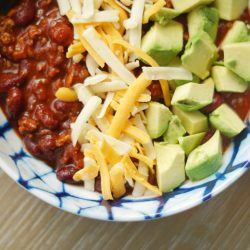 THE BEST EASY AND CLASSIC CROCKPOT TURKEY CHILI YOU'LL EVER EAT :: I Adore What I Love Blog :: www.iadorewhatilove.com #iadorewhatilove