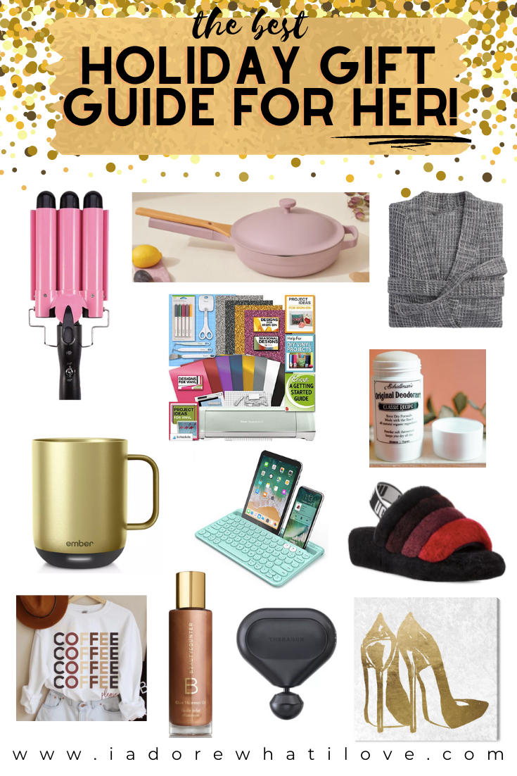This is the BEST gift guide for HER that you'll come across. It truly has something for every woman in your life! That's a promise!!