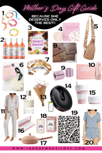 Mother's Day is a time to spoil her rotten!! Sharing my gift guide with 20 awesome ideas for every time of mom!