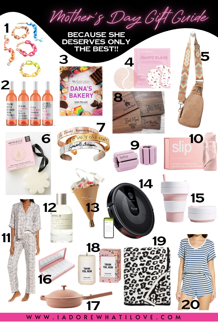 Mother's Day is a time to spoil her rotten!! Sharing my gift guide with 20 awesome ideas for every time of mom!