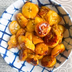 This healthier sweet fried plantain recipe is great as a snack, side dish or dessert and is the easiest, most delicious, filling & satisfying!