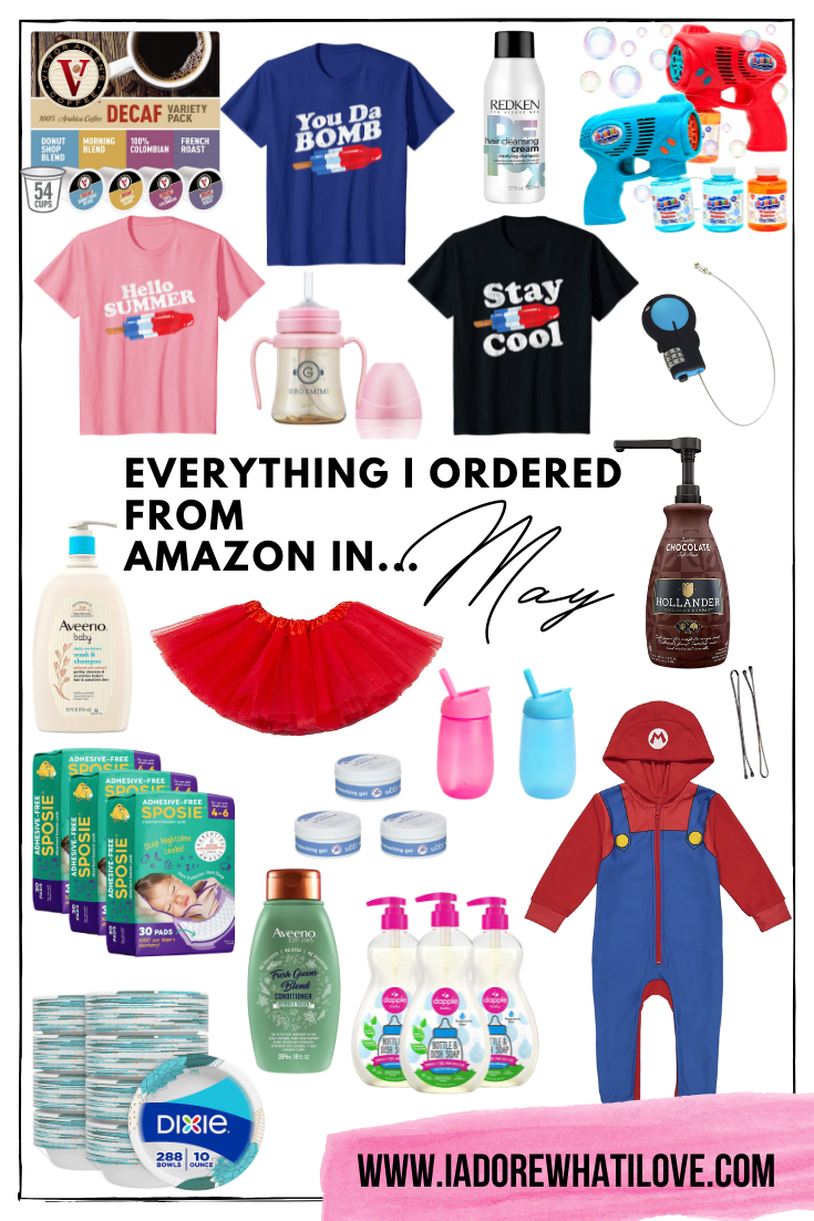Amazon is my one-stop-shop for everything I need for myself, the kids, & our house. Sharing all my practical Amazon purchases from May!